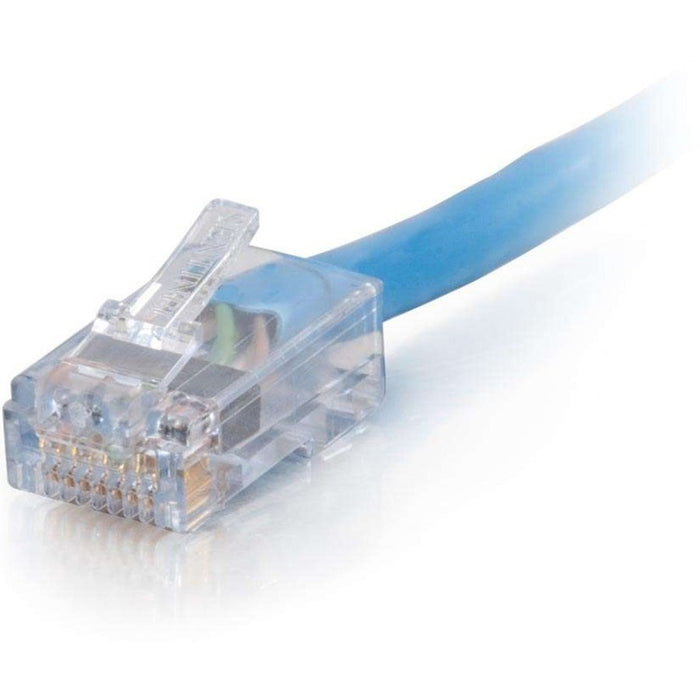 C2G 100 ft Cat6 Non Booted Plenum UTP Unshielded Network Patch Cable - Blue - CGO15290