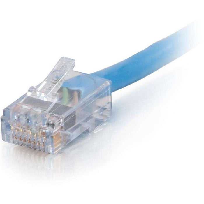 C2G 50 ft Cat6 Non Booted Plenum UTP Unshielded Network Patch Cable - Blue - CGO15287