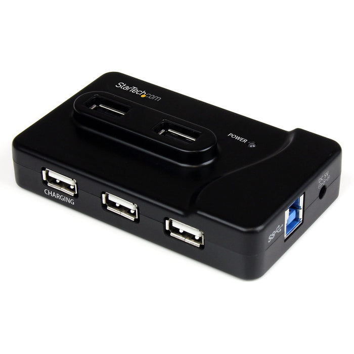 StarTech.com 6 Port USB 3.0 / USB 2.0 Combo Hub with 2A Charging Port - 2x USB 3.0 & 4x USB 2.0 - STCST7320USBC