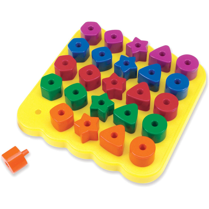 Learning Resources Stacking Shapes Pegboard - LRNLER1572