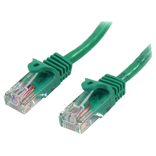 StarTech.com 5 ft Cat5e Green Snagless RJ45 UTP Cat 5e Patch Cable - 5ft Patch Cord - STC45PATCH5GN
