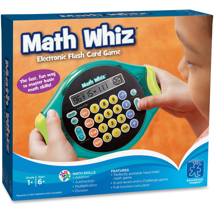 Educational Insights Math Whiz Electronic Flash Card Game - EII8899