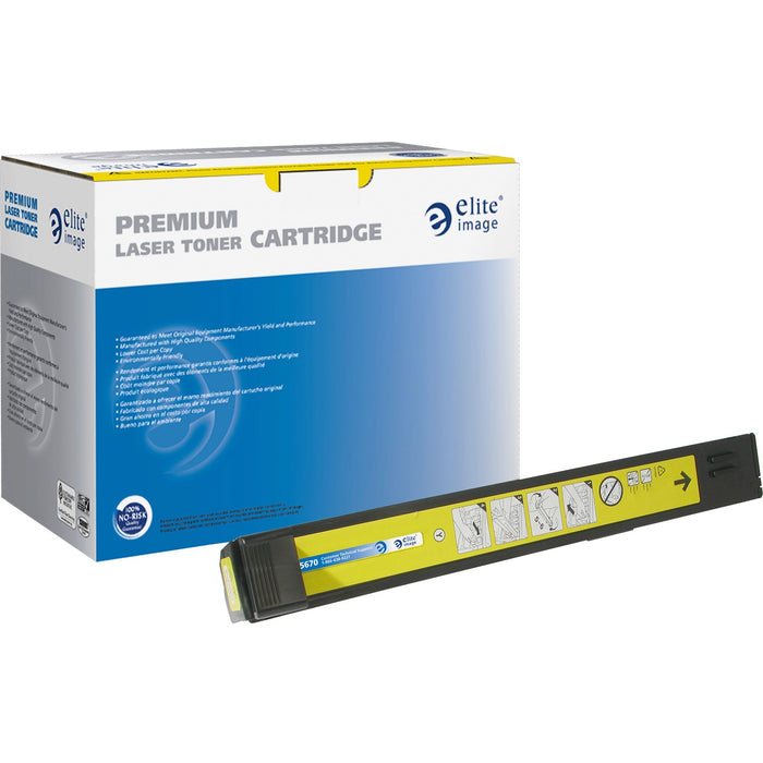 Elite Image Remanufactured Laser Toner Cartridge - Alternative for HP 824A (CB382A) - Yellow - 1 Each - ELI75670