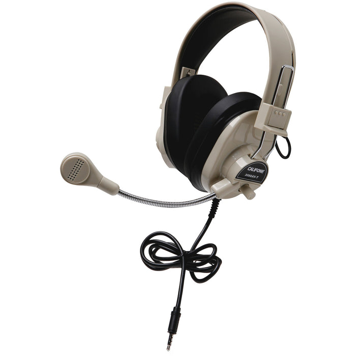 Califone Deluxe Stereo Headset With To Go Plug - CII3066AVT