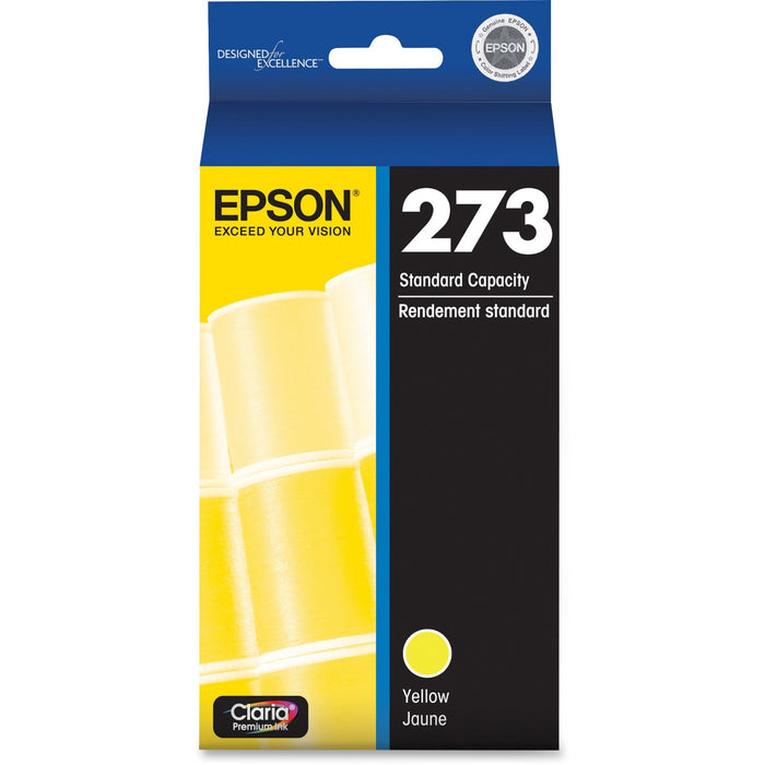 Epson Claria 273 Original Standard Yield Inkjet Ink Cartridge - Yellow - 1 Each - EPST273420S