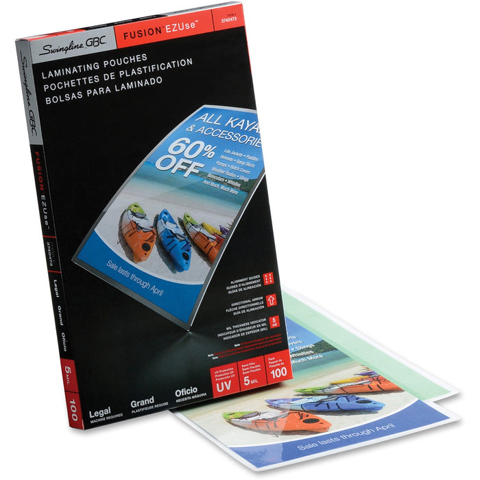 GBC Fusion EZUse Laminating Pouches - GBC3740473