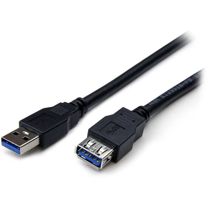 StarTech.com 6 ft Black SuperSpeed USB 3.0 Extension Cable A to A - M/F - STCUSB3SEXT6BK