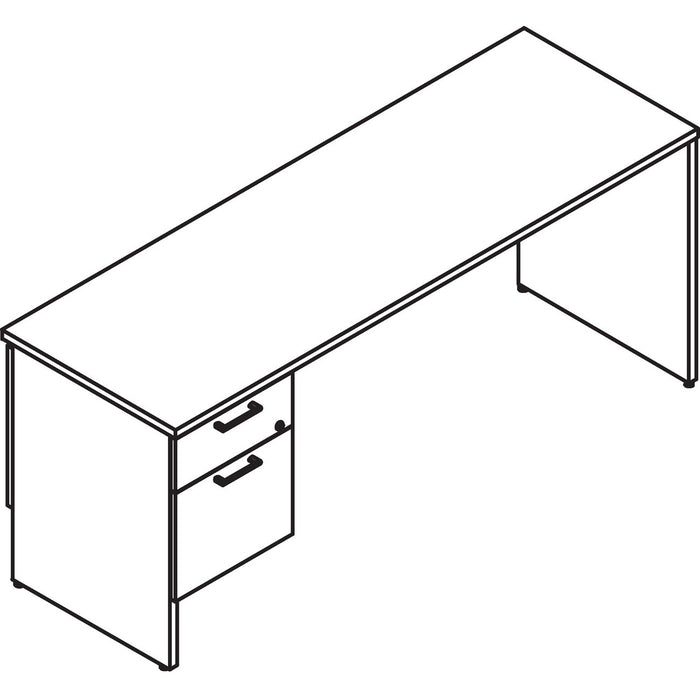 Lacasse Concept 300 Left Pedestal Credenza - LAS31NEF2072SL