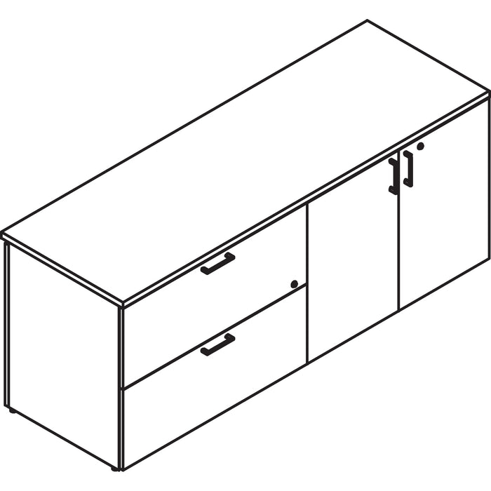 Lacasse Concept 300 Lateral File/Bookcase Credenza - LAS31NELF2072BR