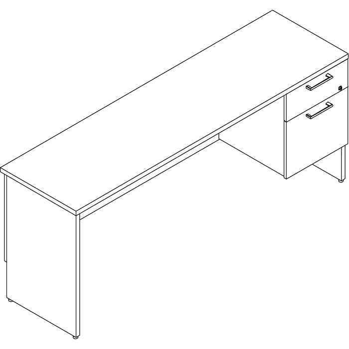 Lacasse Concept 300 Right Pedestal Credenza - LAS31NFS2072FL