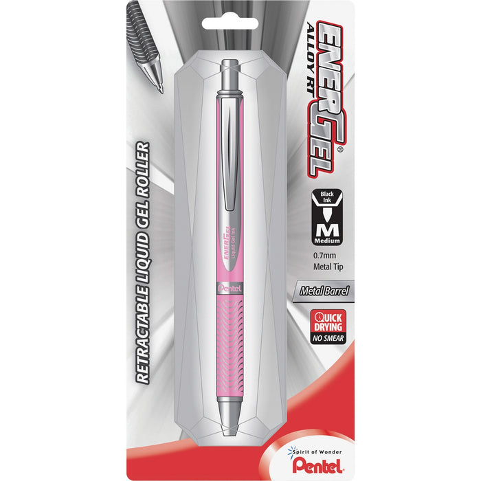 Pentel EnerGel Alloy Retractable Gel Pens - PENBL407PBPA