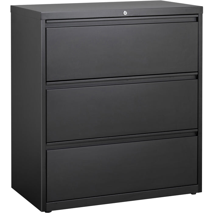 Lorell 3-Drawer Black Lateral Files - LLR88028