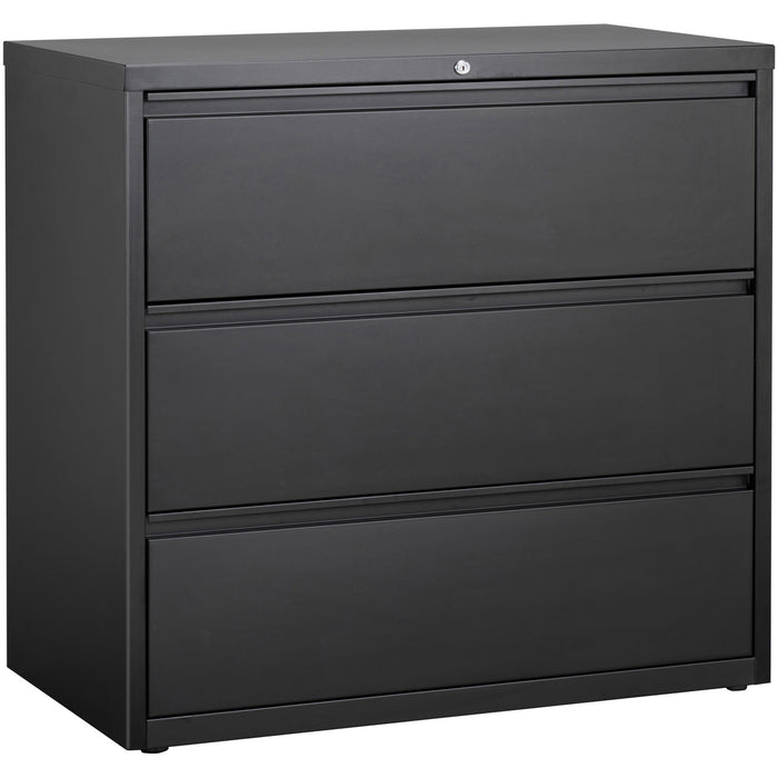 Lorell 3-Drawer Black Lateral Files - LLR88031