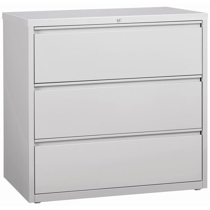 Lorell 3-Drawer Light Gray Lateral Files - LLR88032