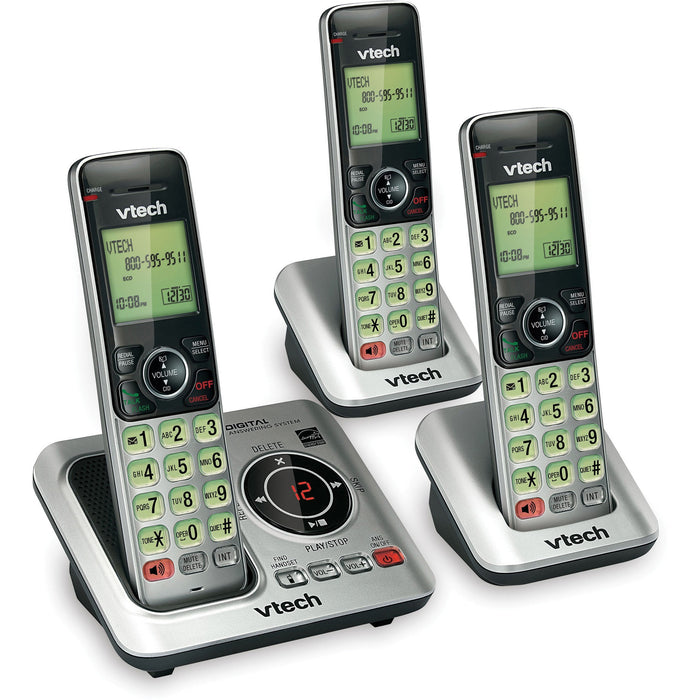 VTech CS6629-3 DECT 6.0 Cordless Phone - VTECS66293