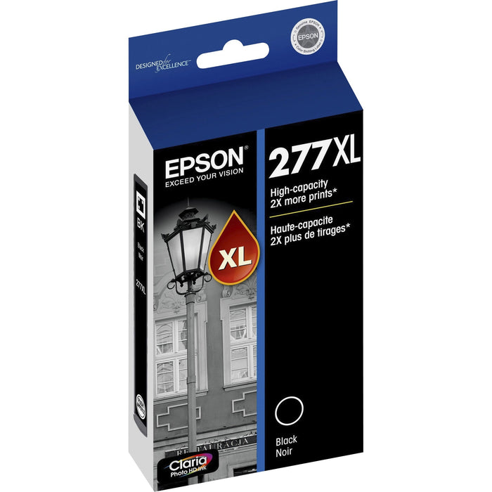 Epson Claria 277XL Original High Yield Ink Cartridge - Black - 1 Each - EPST277XL120S