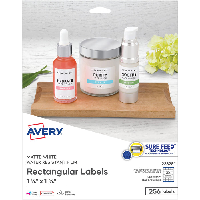 Avery&reg; Removable Durable Rectangle Labels - AVE22828