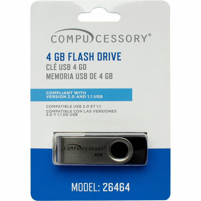 Compucessory 4GB USB 2.0 Flash Drive - CCS26464