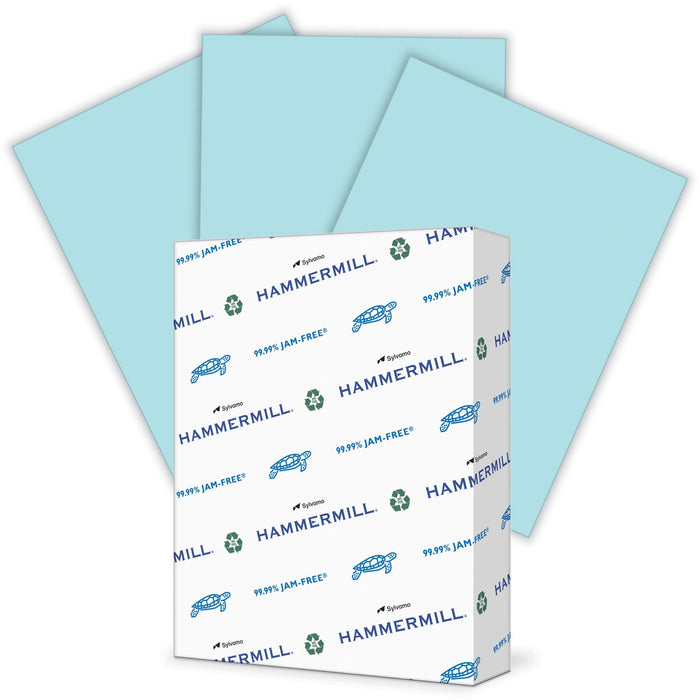 Hammermill Colors Recycled Copy Paper - Blue - HAM103671