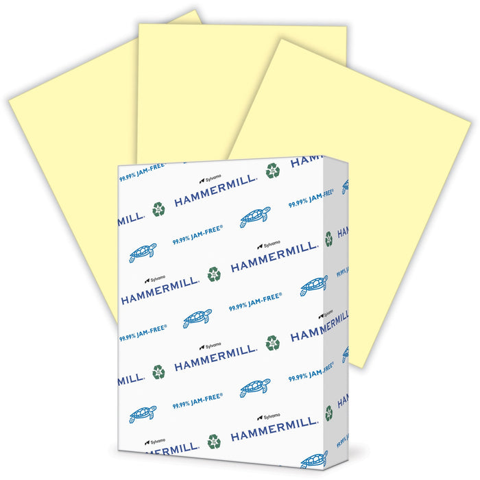 Hammermill Colors Recycled Copy Paper - Canary - HAM104307