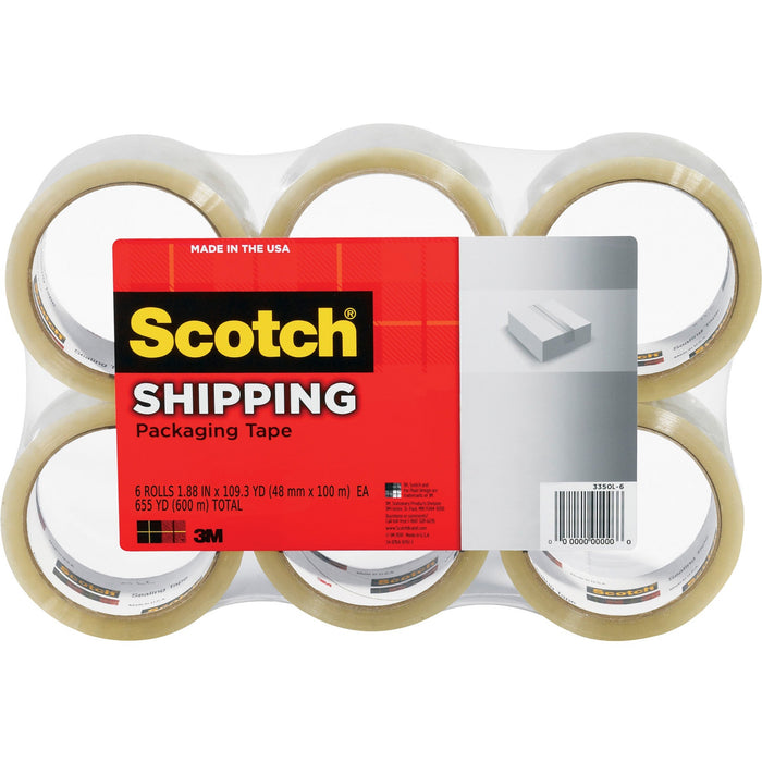 Scotch Lightweight Shipping/Packaging Tape - MMM3350L6