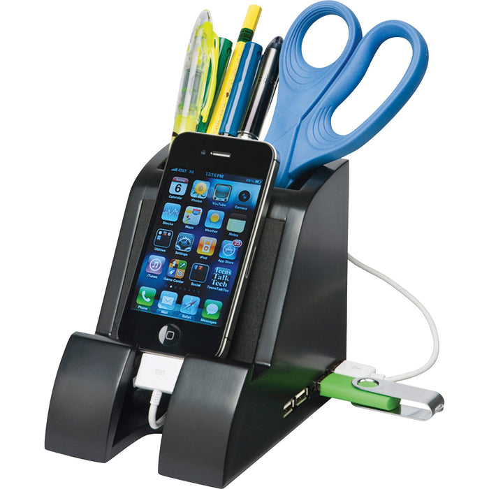 Victor Smart Charge USB Hub Pencil Cup - VCTPH600
