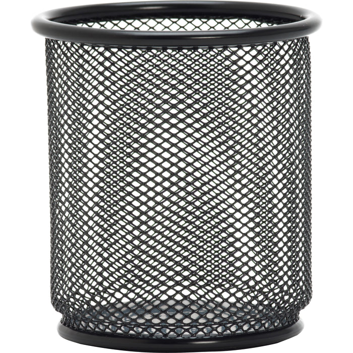 Lorell Black Mesh/Wire Pencil Cup Holder - LLR84149