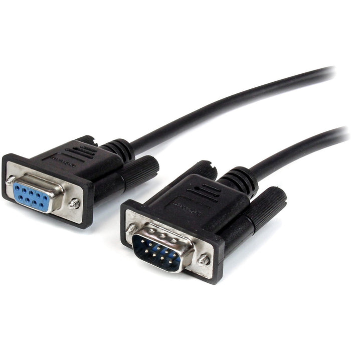 StarTech.com 1m Black Straight Through DB9 RS232 Serial Cable - M/F - STCMXT1001MBK