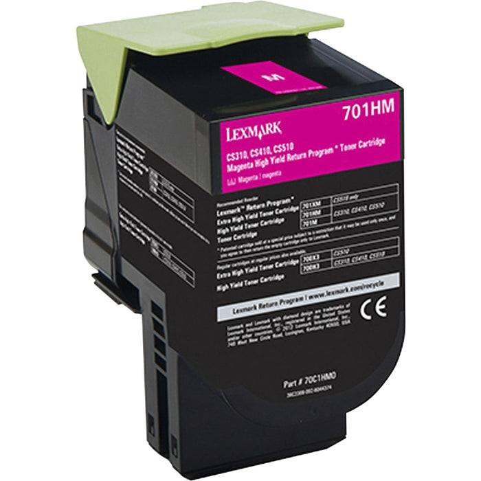 Lexmark Unison 701HM Toner Cartridge - LEX70C1HM0 Lexmark International, Inc