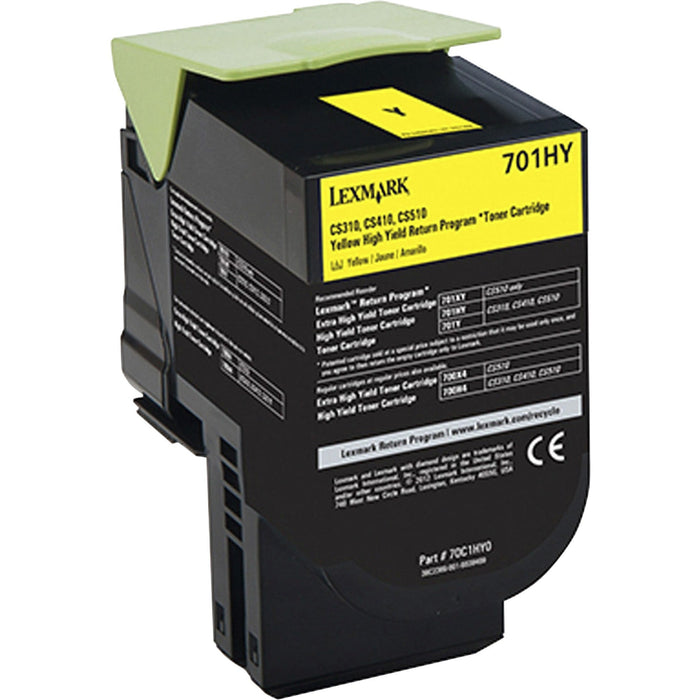 Lexmark Unison 701HY Toner Cartridge - LEX70C1HY0 Lexmark International, Inc