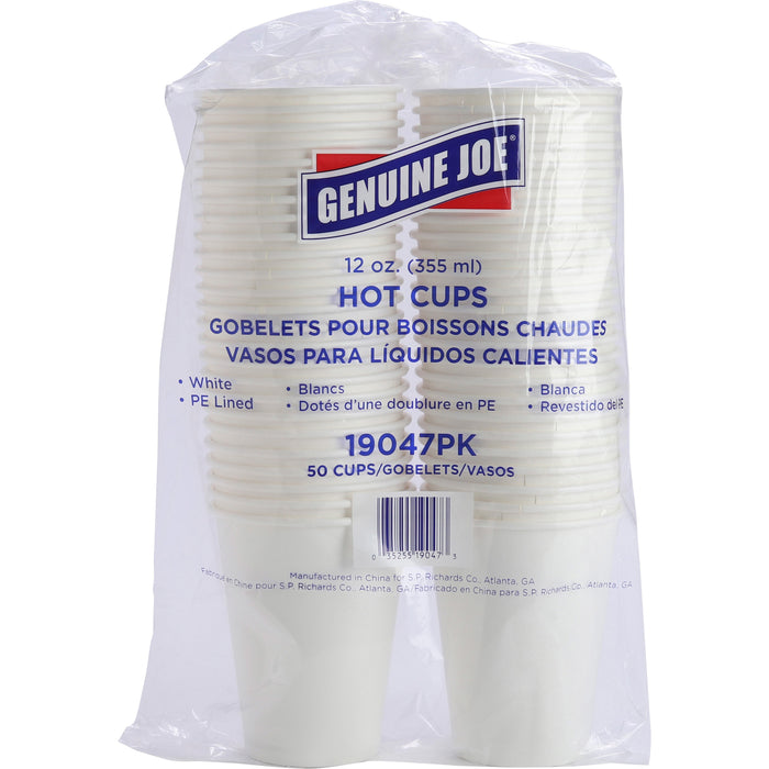 Genuine Joe Polyurethane-lined Disposable Hot Cups - GJO19047CT