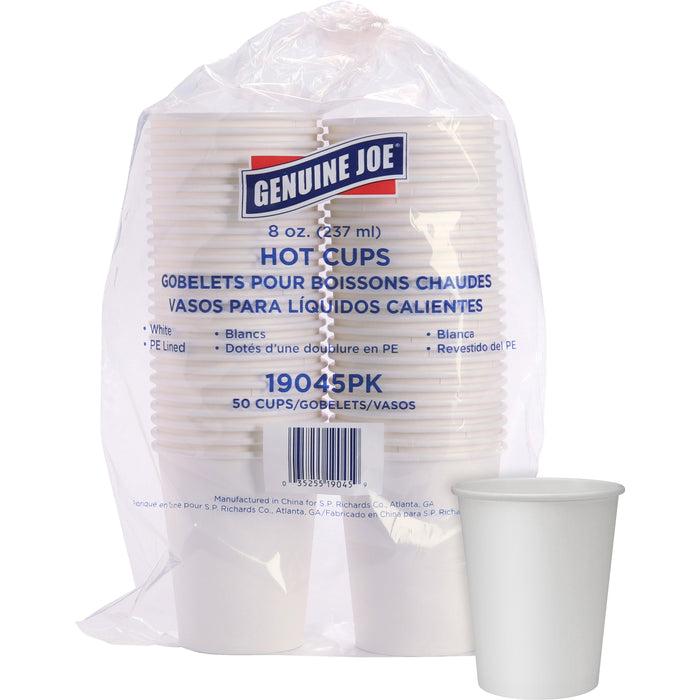 Genuine Joe Polyurethane-lined Disposable Hot Cups - GJO19045CT