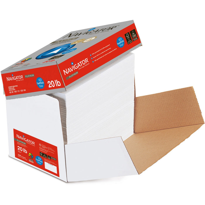 Navigator Platinum Superior Productivity Multipurpose Paper - Silky Touch - White - SNANPL11FP