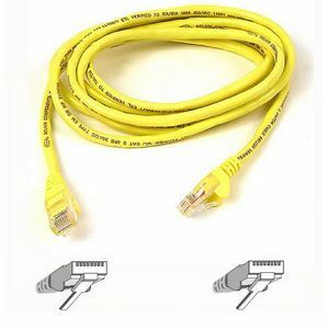 Belkin Cat5e Patch Cable - BLKA3L79115YLWS