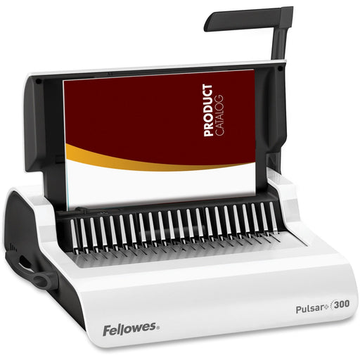 Fellowes Pulsar&trade;+ 300 Comb Binding Machine w/Starter Kit - FEL5006801 Fellowes, Inc.