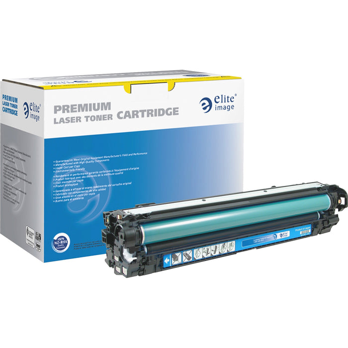 Elite Image Remanufactured Laser Toner Cartridge - Alternative for HP 650A (CE270A) - Cyan - 1 Each - ELI75746