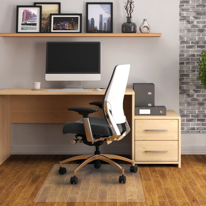 Floortex Cleartex Advantagemat Hard Floor PVC Rectangluar Chair Mat - FLRPF1213425EV