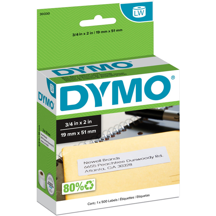 Dymo LW Return Address Labels 3/4" x 2" - DYM30330