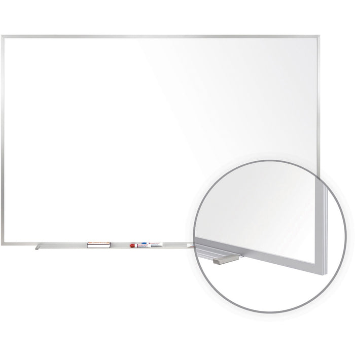 Ghent 24" x 36" Aluminum Frame Magnetic Whiteboard with 1 Marker - GHEM1231