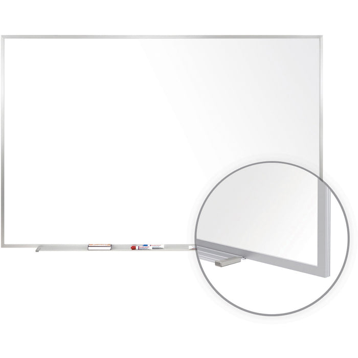 Ghent 36.43" x 48.47" Aluminum Frame Magnetic Whiteboard with 1 Marker - GHEM1341