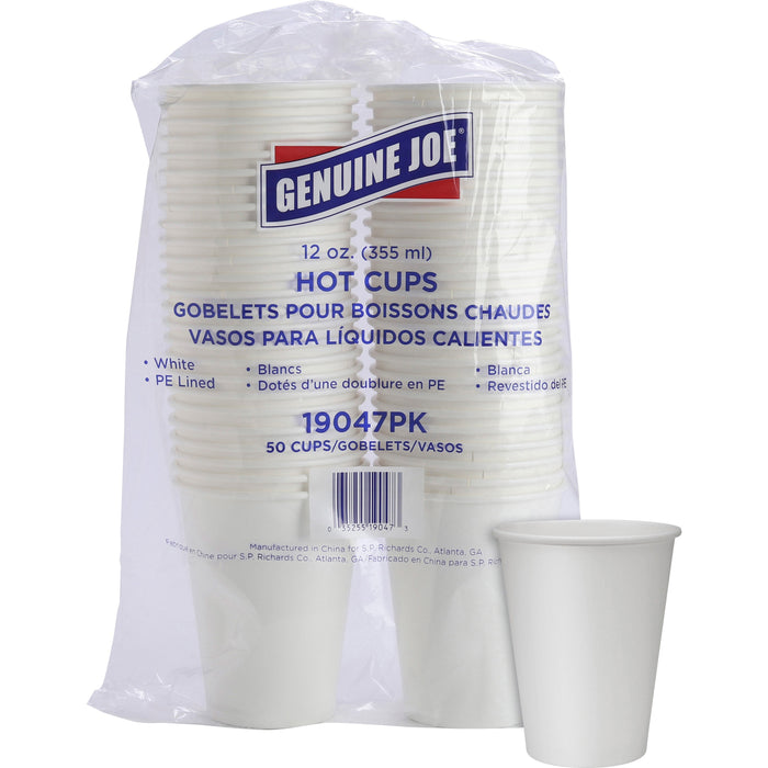 Genuine Joe Polyurethane-lined Disposable Hot Cups - GJO19047