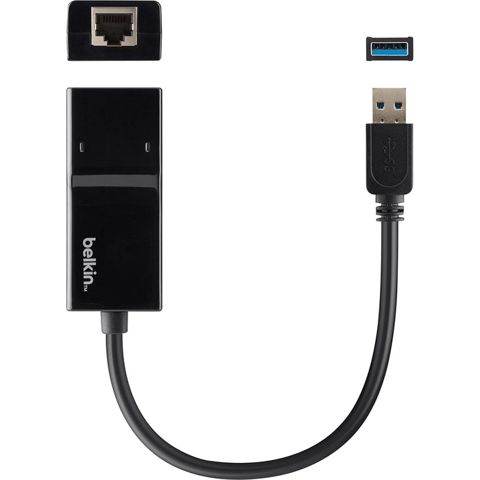 Belkin USB 3.0 to Gigabit Ethernet GbE Network Adapter 10/100/1000 - BLKB2B048