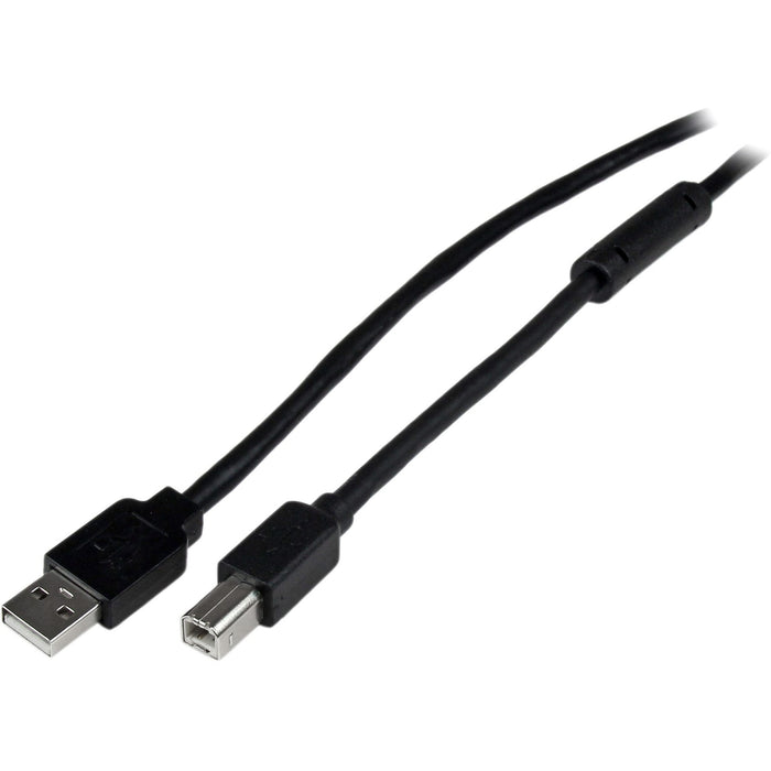 StarTech.com 20m / 65 ft Active USB 2.0 A to B Cable - M/M - STCUSB2HAB65AC