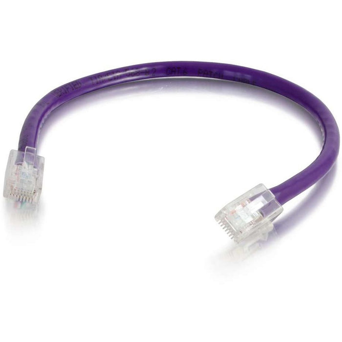 C2G 15 ft Cat6 Non Booted UTP Unshielded Network Patch Cable - Purple - CGO04223