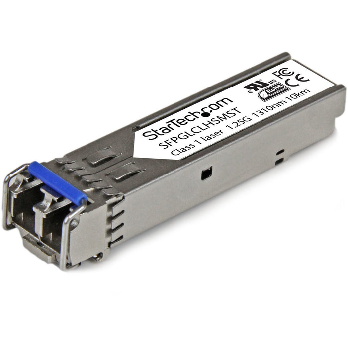 StarTech.com Cisco GLC-LH-SM Compatible SFP Module - 1000BASE-LX/LH - 1GE Gigabit Ethernet SFP Transceiver - 10km - STCSFPGLCLHSMST