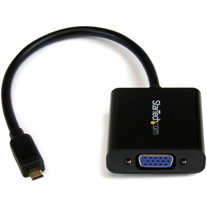 StarTech.com Micro HDMI&reg; to VGA Adapter Converter for Smartphones / Ultrabook / Tablet - 1920x1080 - STCMCHD2VGAE2