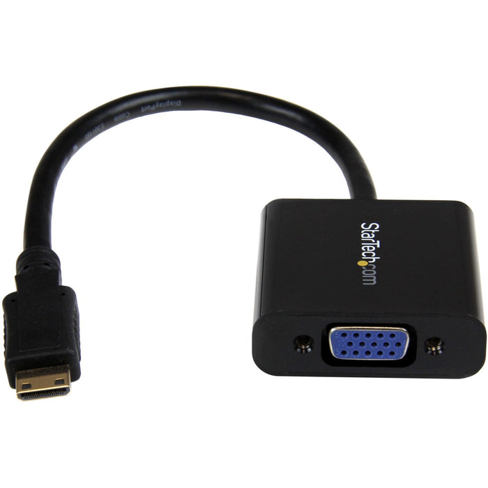 StarTech.com Mini HDMI&reg; to VGA Adapter Converter for Digital Still Camera / Video Camera - 1920x1080 - STCMNHD2VGAE2