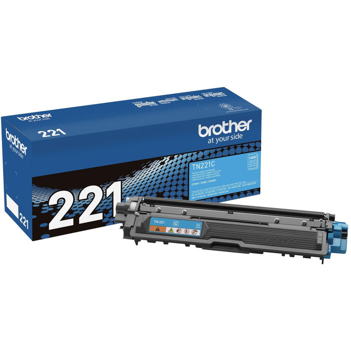 Brother Genuine TN221C Cyan Toner Cartridge - BRTTN221C Brother Industries, Ltd