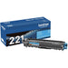 Brother Genuine TN221C Cyan Toner Cartridge - BRTTN221C Brother Industries, Ltd
