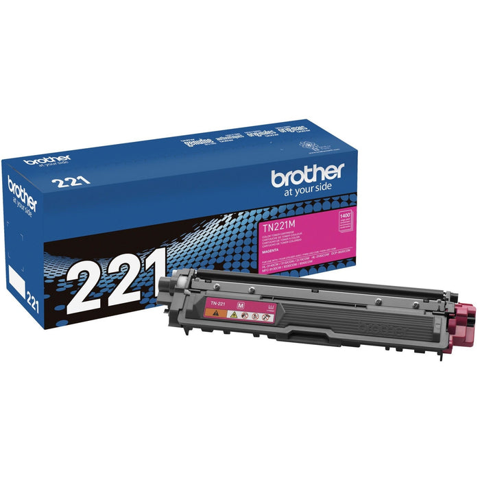 Brother Genuine TN221M Magenta Toner Cartridge - BRTTN221M Brother Industries, Ltd